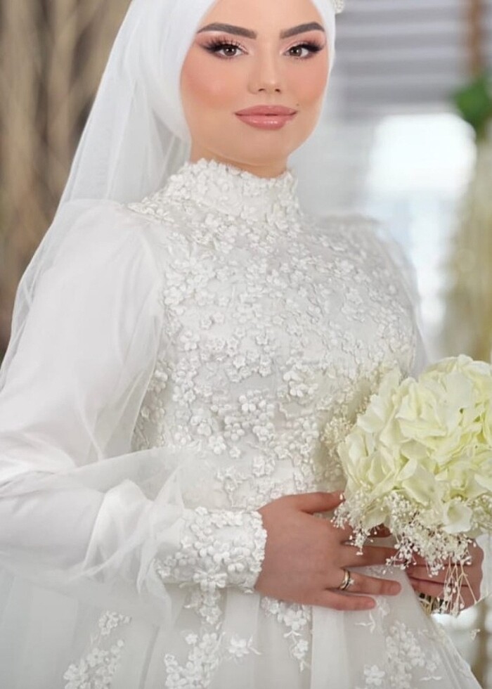 Tesettür Gelinlik - Görsel 2