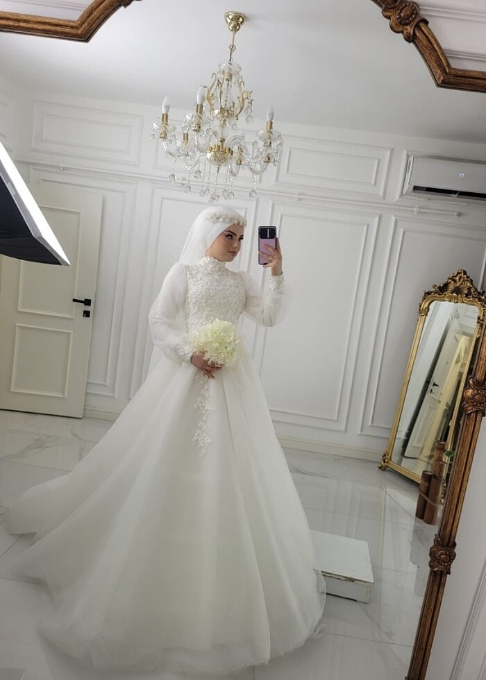 Tesettür Gelinlik - Görsel 3