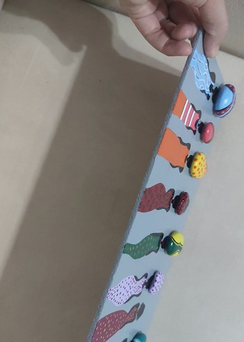 Renkli Kadın Figürleri Dekoratif Tablo - Görsel 10