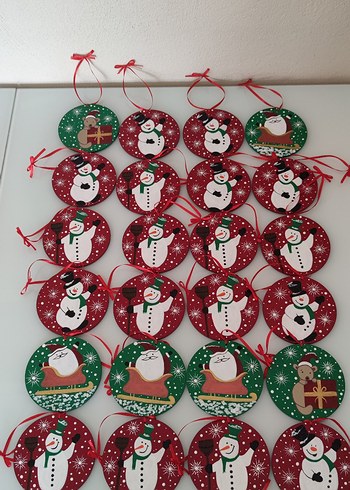 Renkli Yeni Yıl Süsleri Seti - Görsel 9