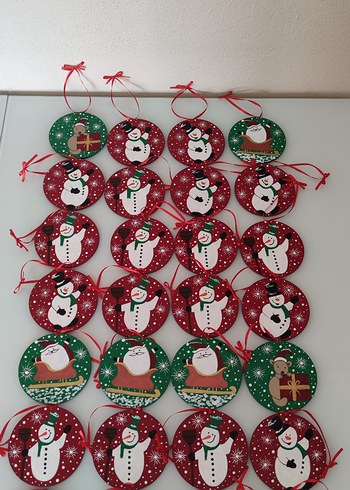 Renkli Yeni Yıl Süsleri Seti - Görsel 5