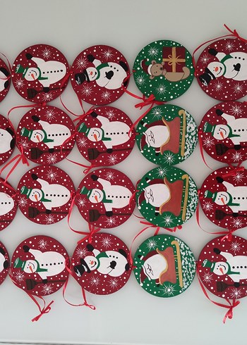 Renkli Yeni Yıl Süsleri Seti - Görsel 2