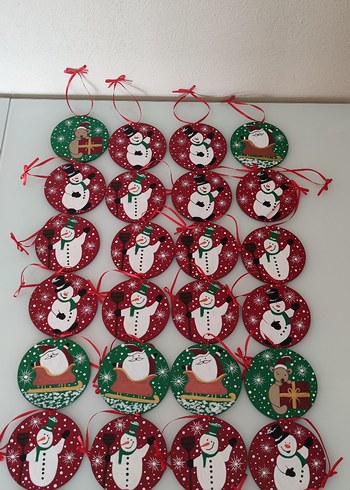 Renkli Yeni Yıl Süsleri Seti - Görsel 3