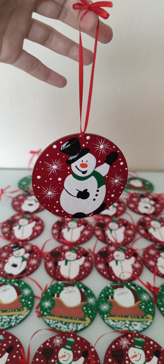 Renkli Yeni Yıl Süsleri Seti - Görsel 4