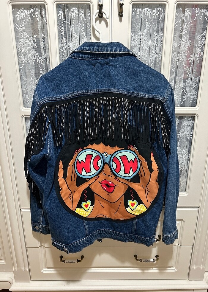 Tasarım Kot Ceket - Görsel 3