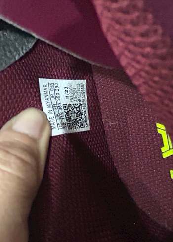 Adidas Bordo Erkek Futbol Ayakkabısı Bağcıklı - Görsel 4