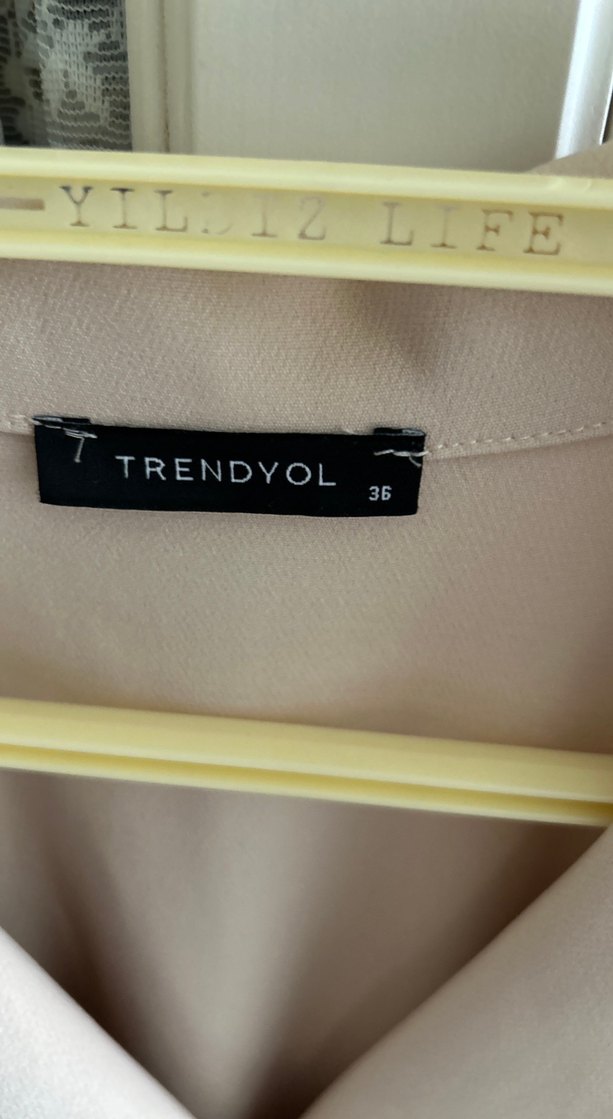 Krem Düğmeli Şort Tulum - Görsel 3