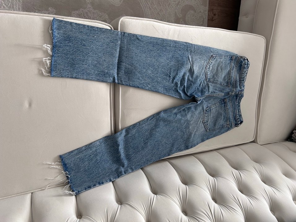 Kadın Mavi Denim Jean - Görsel 3