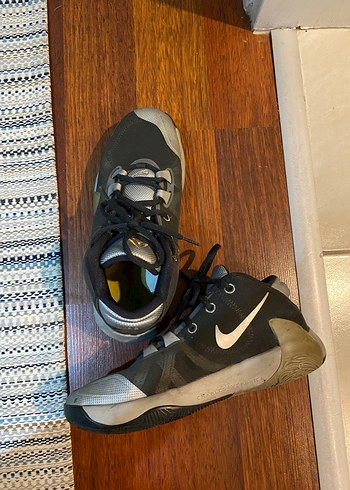 Unisex Nike Gri basketbol ayakkabısı - Görsel 2