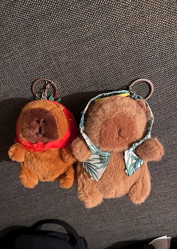 Capybara Peluş Anahtarlıklar - Görsel 3