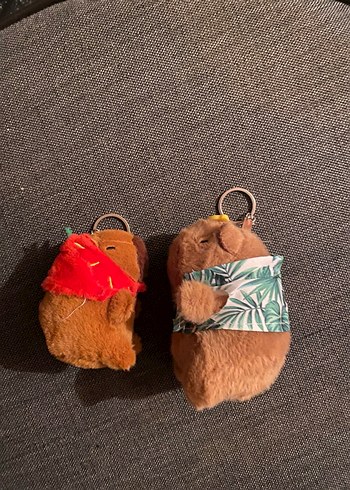 Capybara Peluş Anahtarlıklar - Görsel 2