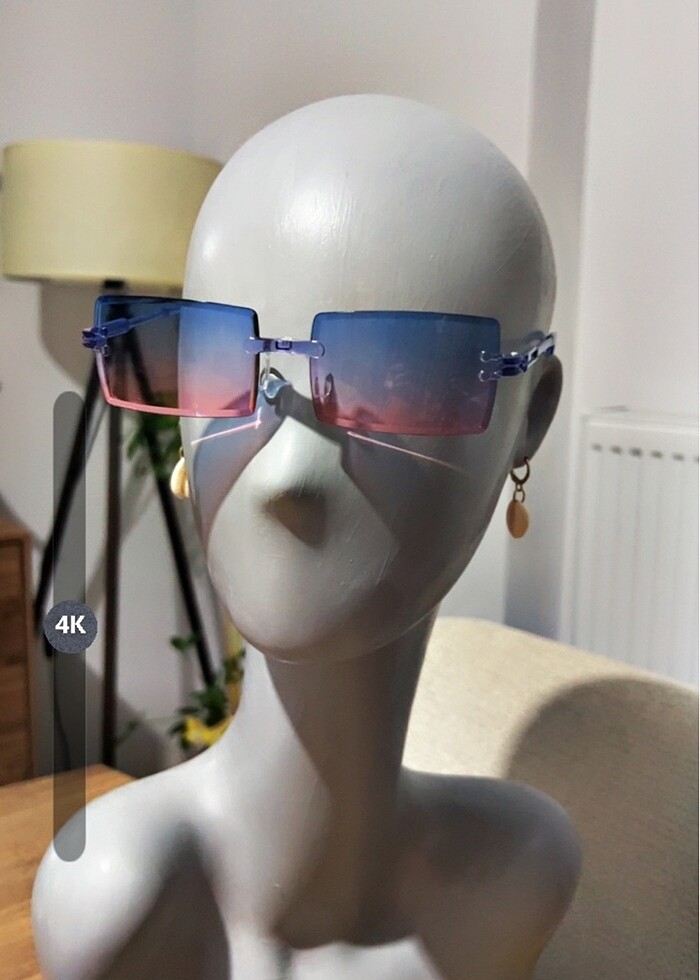 Çerçevesiz Çift Renk Gözlük - Görsel 2