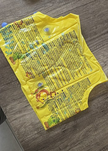 Beden 3 - 6 yaş Sarı Renkli Çocuk Can Yeleği