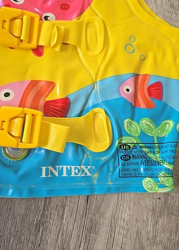  Beden sarı Renk intex marka Çocuklar İçin Renkli Can Yeleği