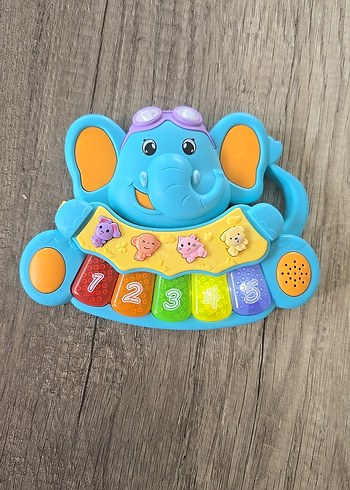 Beden Renk Renkli Fil Temalı Eğitici Oyuncaka