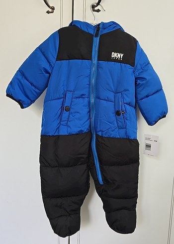 Mavi Siyah Bebek Kayak Tulumu DKNY