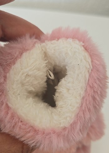 lcw Kızlar için Pembe Kürklü Sıcak panduf - Görsel 5