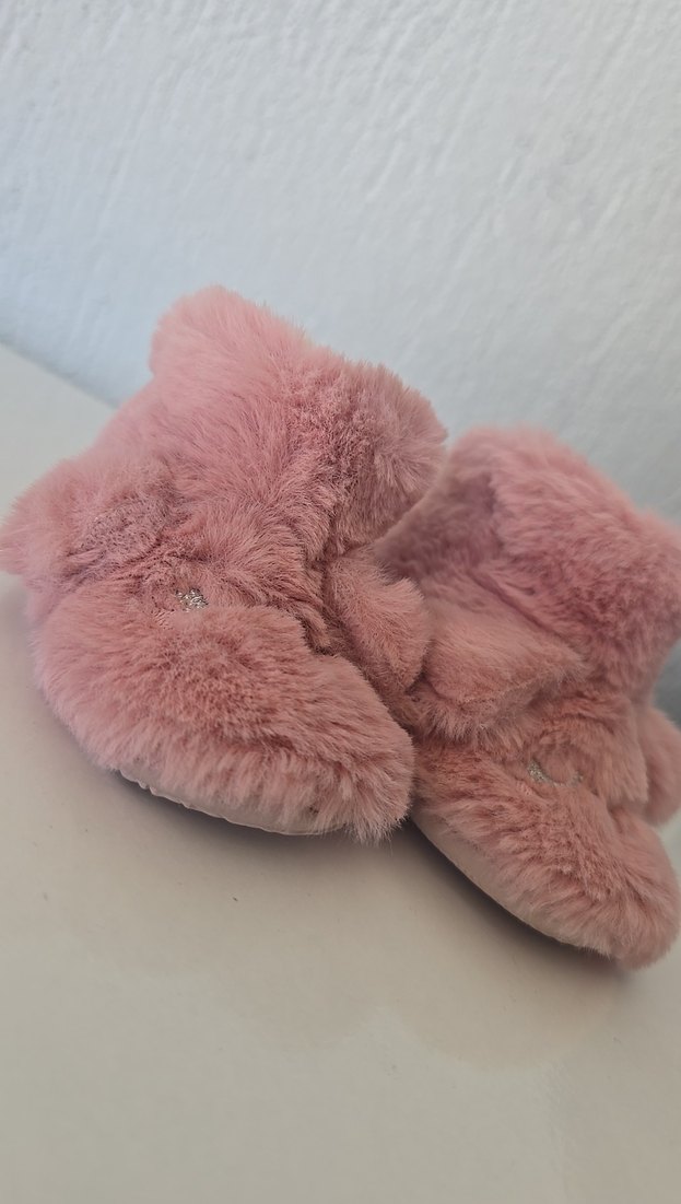 lcw Kızlar için Pembe Kürklü Sıcak panduf - Görsel 4