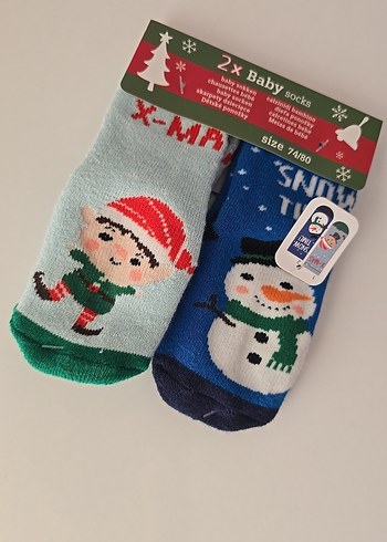 2 adet kışlık Noel çorabı - Görsel 4