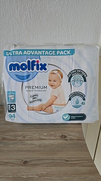 Molfix premium 3 midi 94 adet