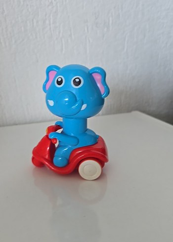 Mavi Fil Figürlü Renkli emekleme arkadaşı - Görsel 3