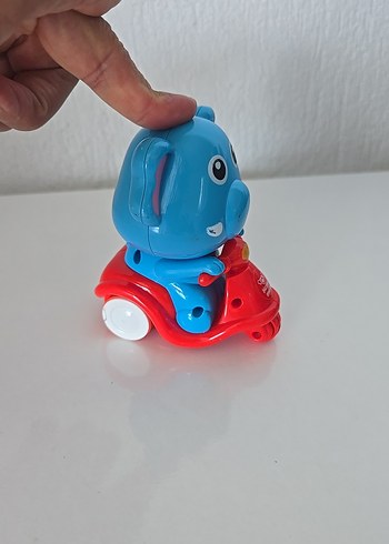 Mavi Fil Figürlü Renkli emekleme arkadaşı - Görsel 7