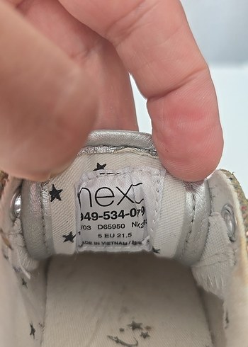 next marka Parlak Pul Detaylı 21.5 numara Kız Çocuk Ayakkabısı - Görsel 6