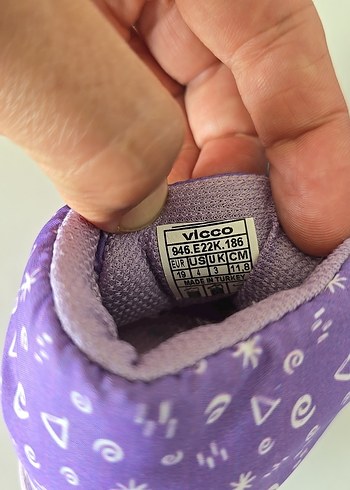 vicco marka Mor Kadın Bebek İlk Adım Ayakkabısı - Görsel 4