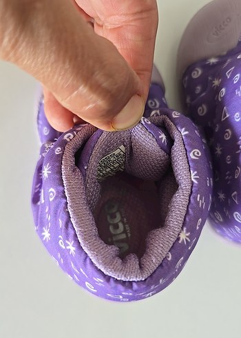 vicco marka Mor Kadın Bebek İlk Adım Ayakkabısı - Görsel 3