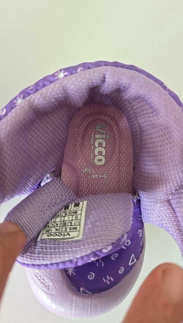 vicco marka Mor Kadın Bebek İlk Adım Ayakkabısı - Görsel 5