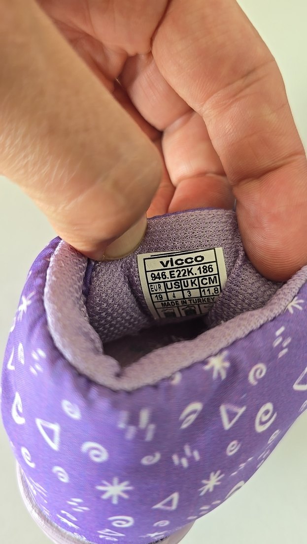 vicco marka Mor Kadın Bebek İlk Adım Ayakkabısı - Görsel 4