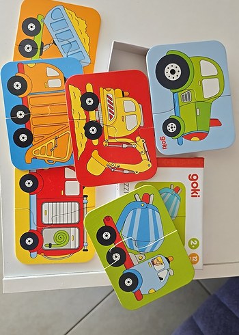 Goki 12 Parça Çocuk Yapbozu 2+ Yaş - Görsel 4