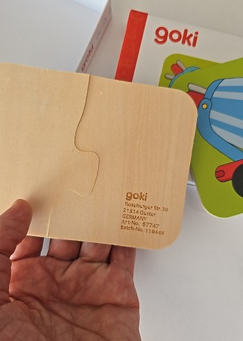 Goki 12 Parça Çocuk Yapbozu 2+ Yaş - Görsel 7