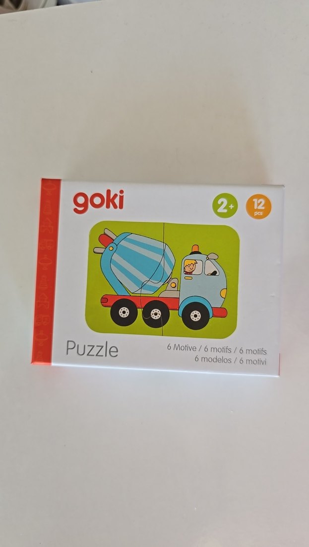 Goki 12 Parça Çocuk Yapbozu 2+ Yaş - Görsel 2