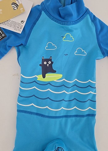 Decathlon marka Erkek Çocuk Mavi uv50 korumalı Mayo
