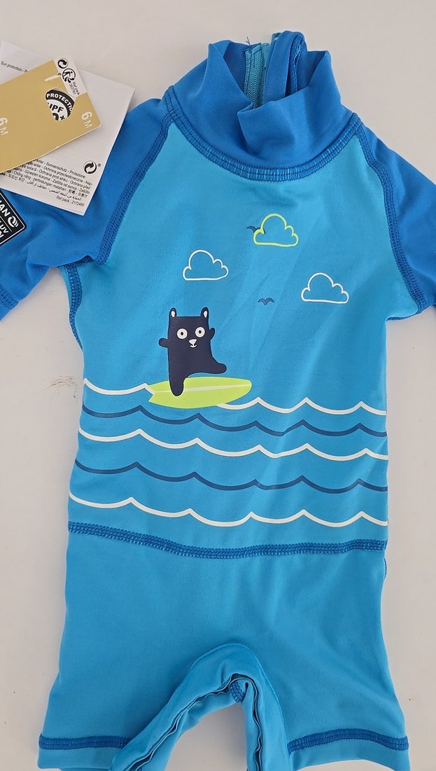 Decathlon marka Erkek Çocuk Mavi uv50 korumalı Mayo - Görsel 2