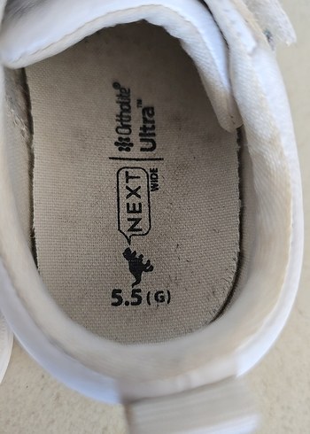 %100 deri Beyaz next marka 24 no ayakkabı - Görsel 2