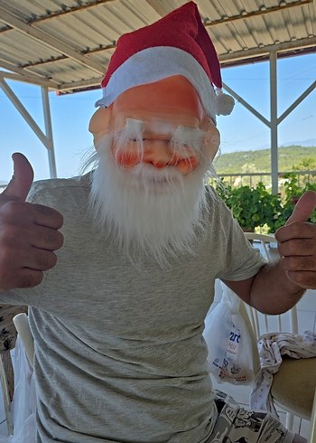 Noel Baba Figürü maskesi