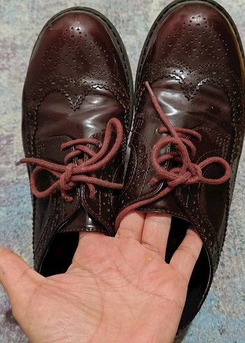 Kahverengi Deri Kadın Klasik Ayakkabı - Görsel 3