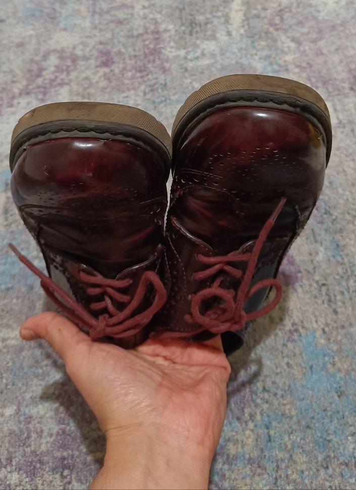 Kahverengi Deri Kadın Klasik Ayakkabı - Görsel 4