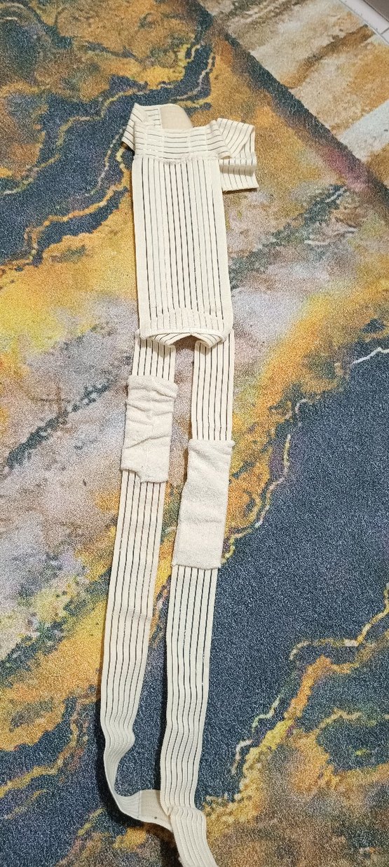 Beyaz Desenli Dikişsiz Duruş Korsesi S - Görsel 4