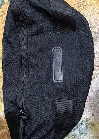 Siyah Bağlamalı Street Style Bel Çantası - Görsel 4