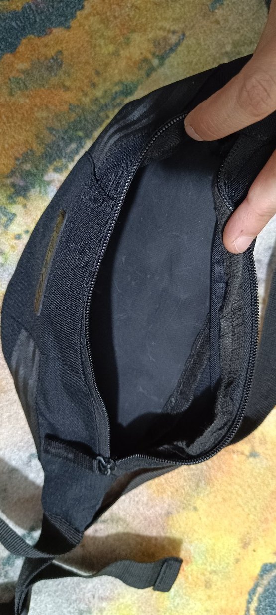 Siyah Bağlamalı Street Style Bel Çantası - Görsel 5