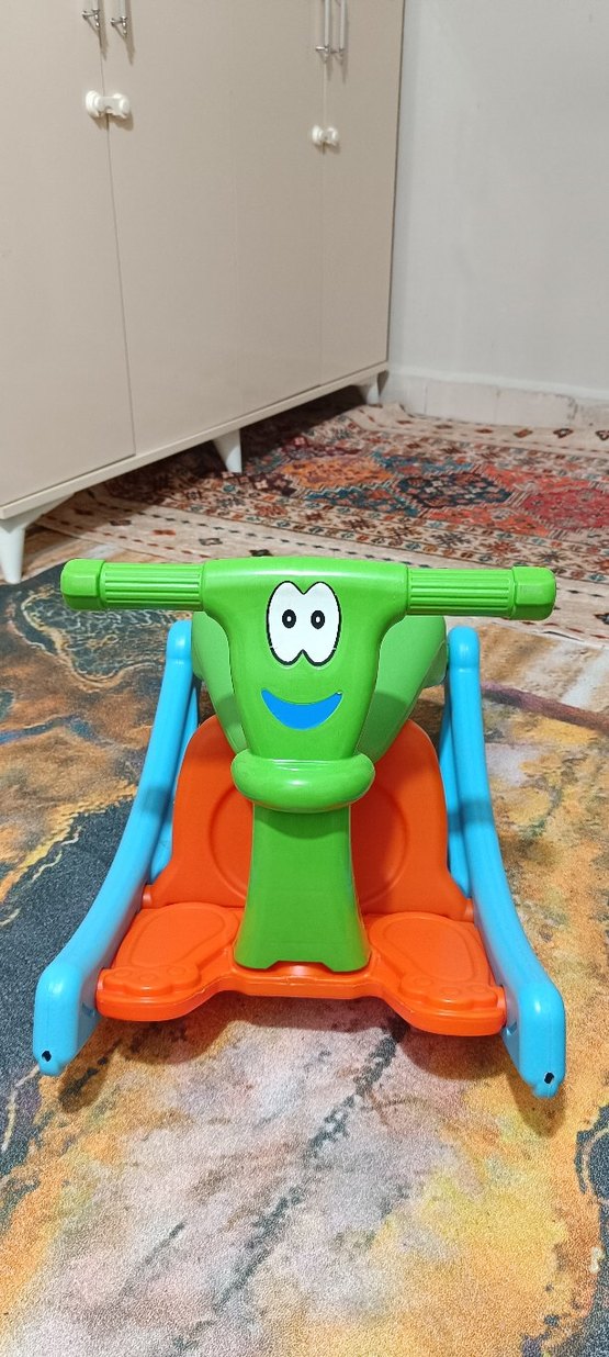 Renkli Çocuk Sallanan Oyuncak Sandalye - Görsel 3