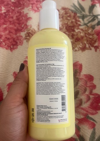 Diğer Maru.derm Nazik Nemlendirici Temizleme Yağı 400ml