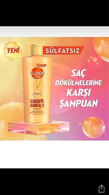  Beden Renk (MEVCUT DEĞİL)- -Elidor Collagen Blends Sülfatsız Saç