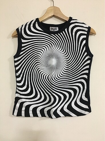 (MESAJ atınz) Y2k baskılı zebra çizgili gothic vintage lolita