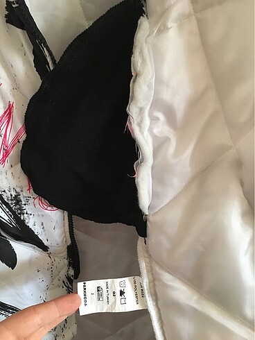 (MESAJ atınz) Y2k uzun şişme yelek vintage lolita goth - Görsel 6