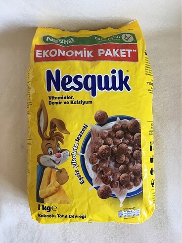 Diğer (MESAJ atınz) Nesquik 1kg kakaolu tahıl gevreği