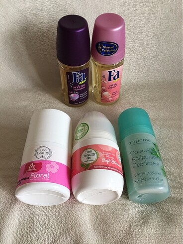 (MESAJ atınz) 5li roll on Bee Beauty Oriflame Fa 50ml